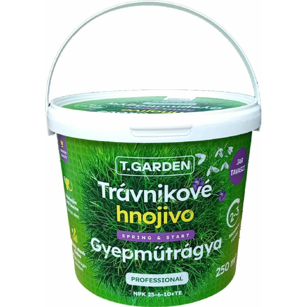 T.Garden jarné trávnikové hnojivo Spring & Start 25-6-10, 5 kg