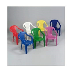 Plastová stolička detská jednofarebná rôzne farby