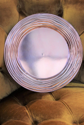 Ružový lesklý klubový tanier 33 cm, 26585